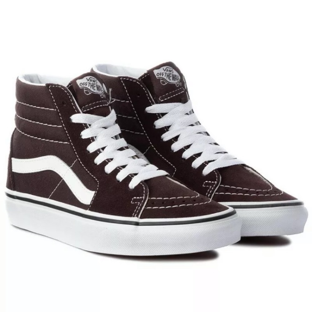 Vans sk8-hi chocolate brown sneaker shoes